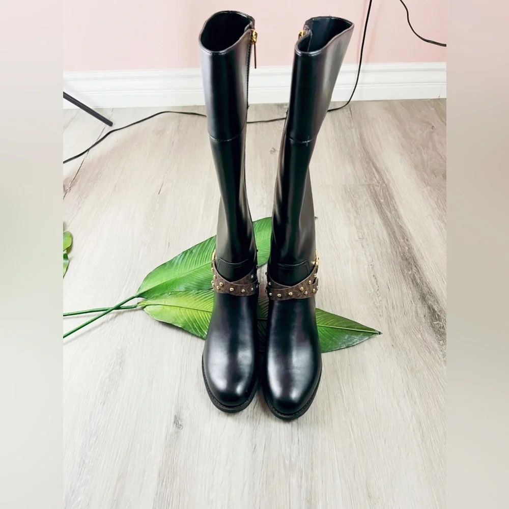 Michael Kors Kincaid Leather Riding Boot✨Brand new
